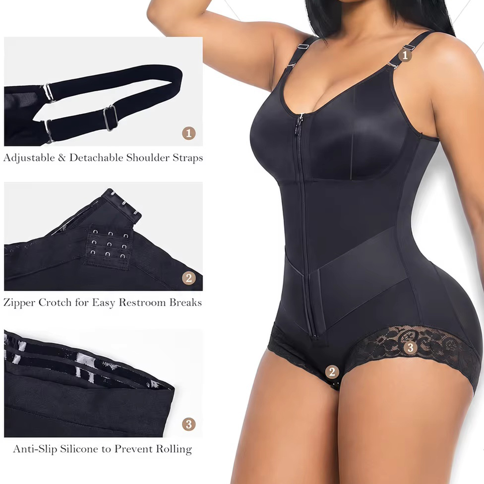 Buikcontrole Shapewear met ver - Shapewear Bodysuit Firm recensie en prijs